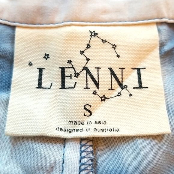 LENNI Free People Blue HTF Tie Dye Lace Up Bell Flare Jimmy Pants S 30W - Picture 7 of 16